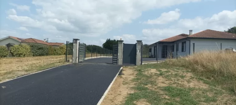 pose d'enrobé à chaud, Peyrehorade, ANG TP SAS