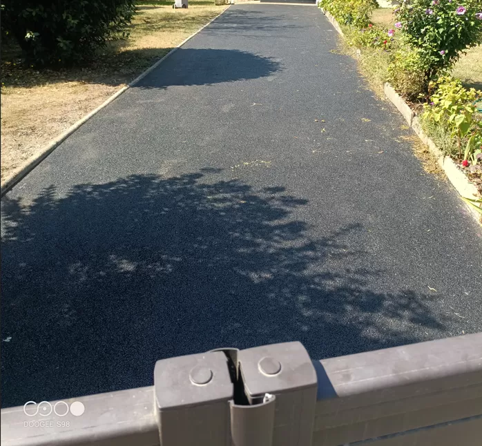 Terrassement d'une allée de maison avec pose d'un enrobé à Dax, Peyrehorade, ANG TP SAS